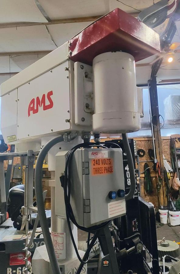 Used Used AMS Single Head Semi-Automatic Powder Auger Filler, Model A100