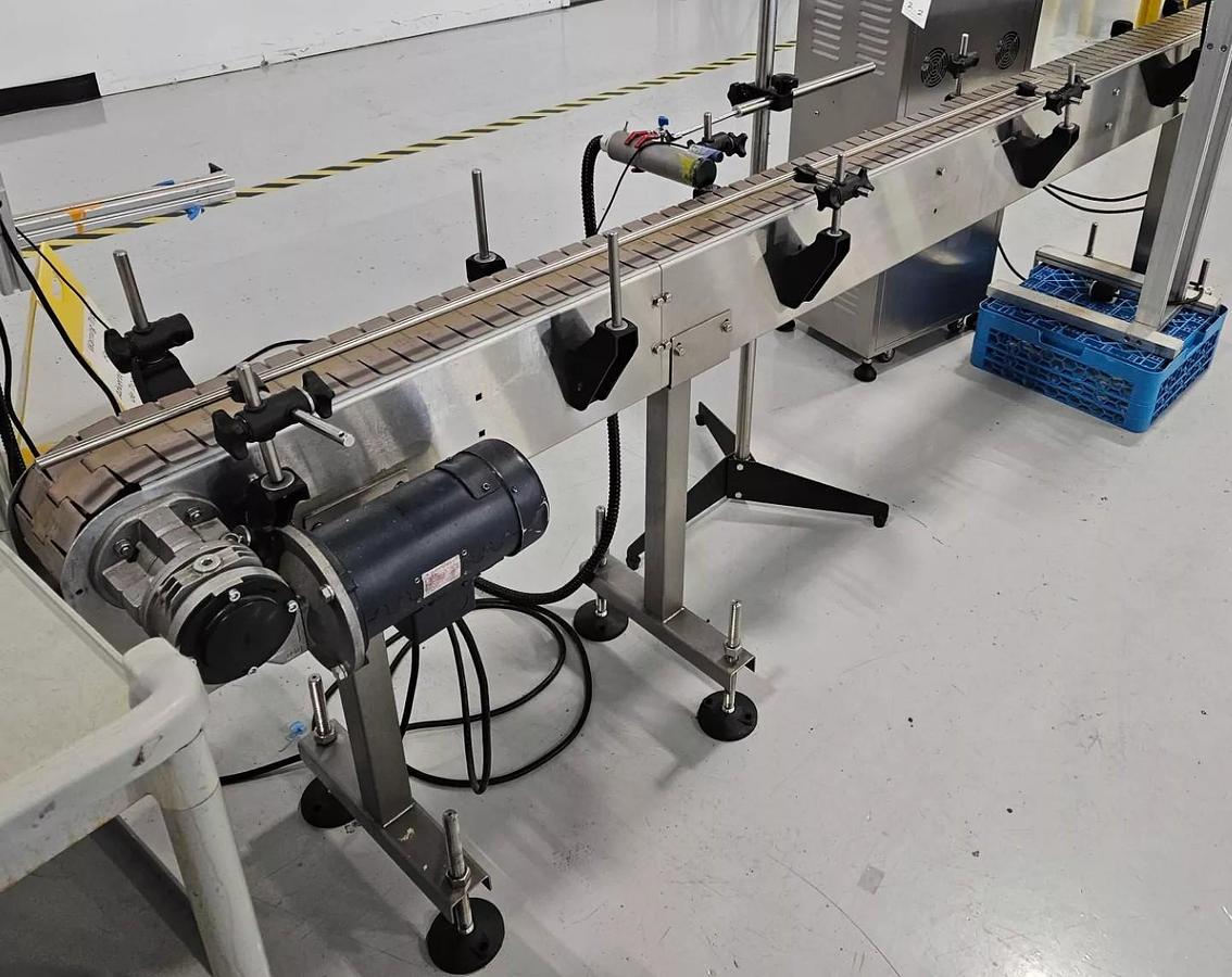 Used Used E-PAK 10 Long Stainless Steel Motorized Conveyor