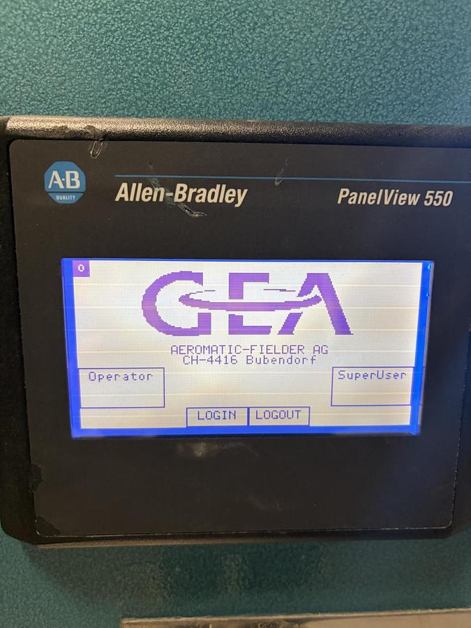 Used Used GEA  Aeromatic-Fielder Tabletop Fluid Bed Processor, Model STREA-1