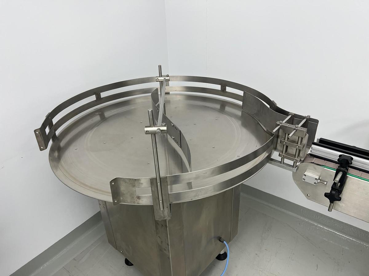 Used Used JDA 40” diameter Stainless Steel Feeding Table, Model 40