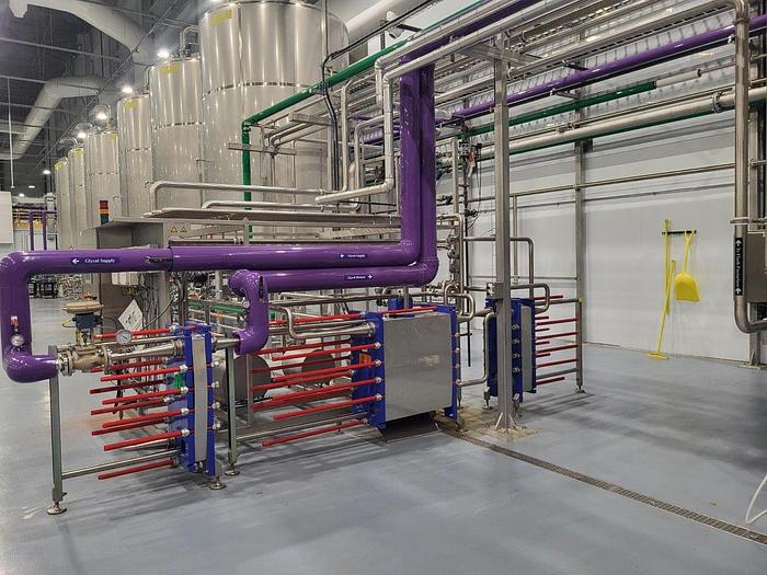 Used Used Alfa Laval Flash Pasteurizer, Model Flexitherm, model VB