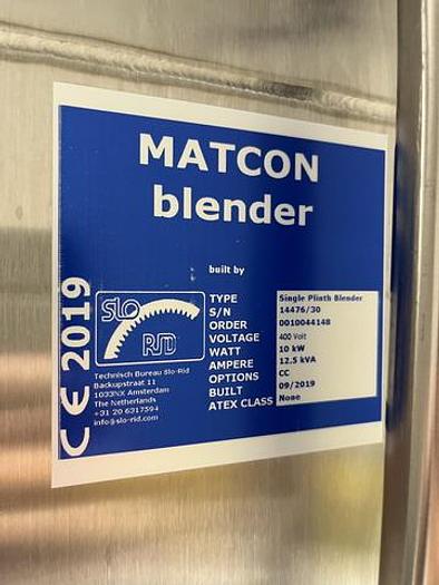 Used Used Matcon Single Pedestal IBC Blending System for Powders