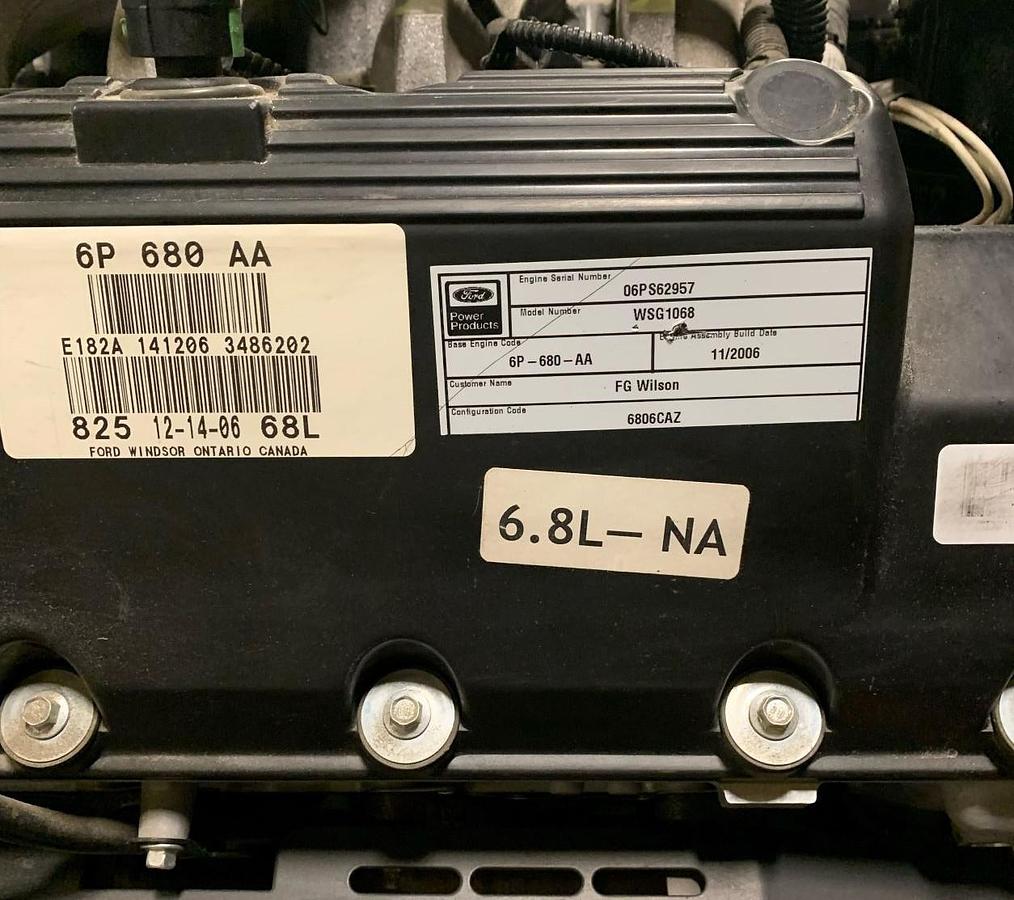 Used Used Caterpillar – Olympian 60kW Natural Gas Standby Generator, Model G60F3