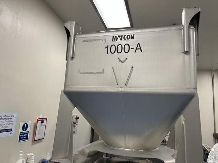 Used Used Matcon Single Pedestal IBC Blending System for Powders