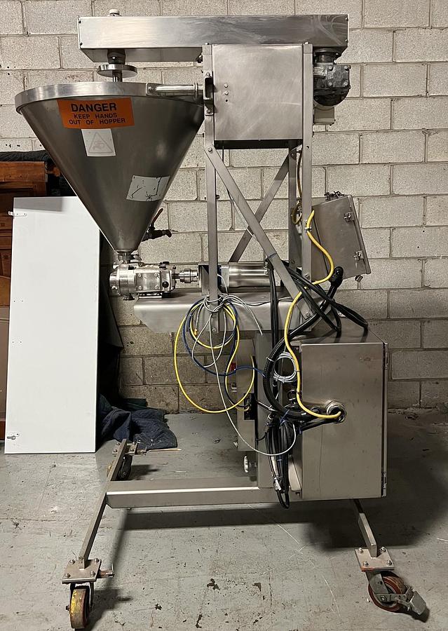 Used Used Hinds Bock Stainless Steel Single Head Servo Driven Pump Filler, Model SP-01