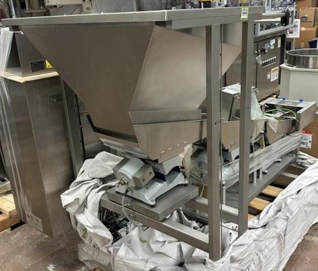 Used Used NewWeigh Single Head Linear New Weigh “Long Weigh” Filler, Model E43A