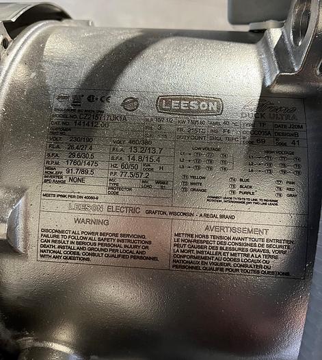 Unused Corenco Screw Feed Size Reduction/Disintegrator Mill, Model M8-SF