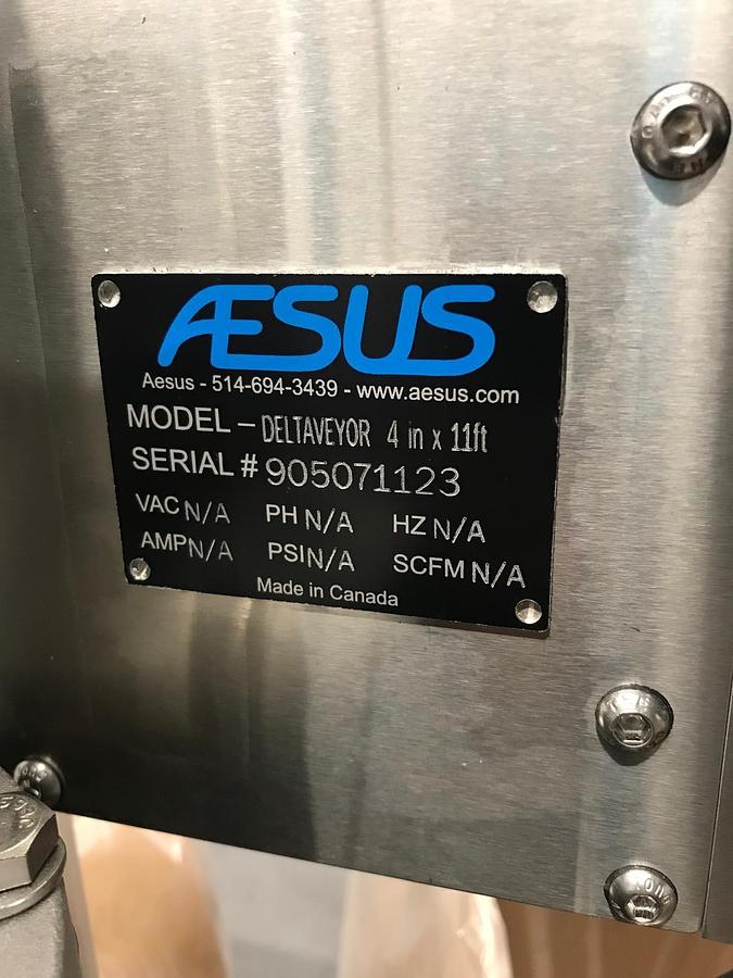 Unused Automatic Tablet Packaging Line from Aesus Packaging Systems and NJM Packaging Inc.