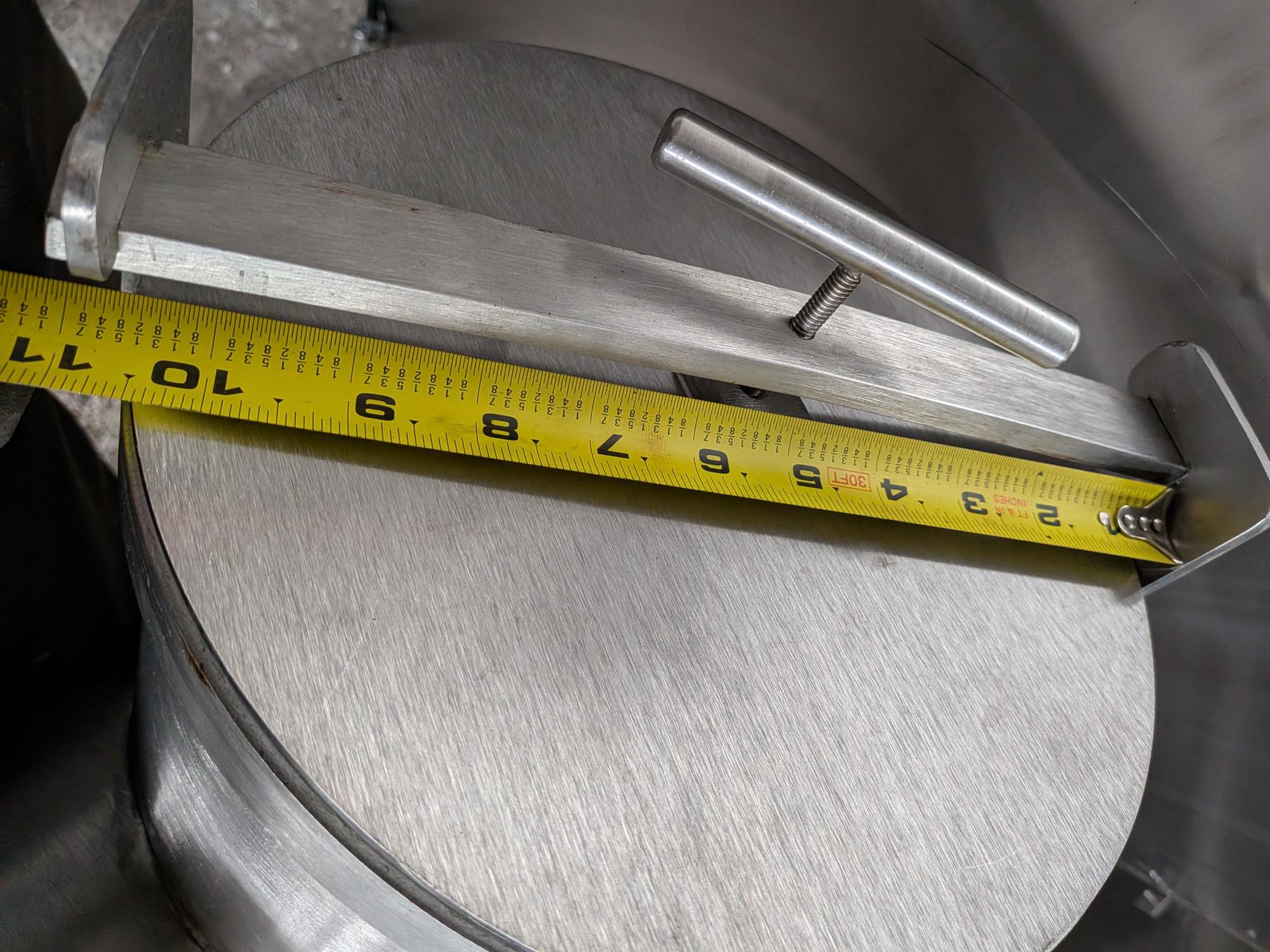 Used Used CapPlus 1 Cu Ft Stainless Steel Twin Shell Blender, Model CANT-V-BLEND