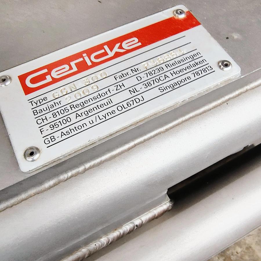 Used Used Gericke Comil Particle Size Reduction Machine “Nibbler”, Model GCN 300