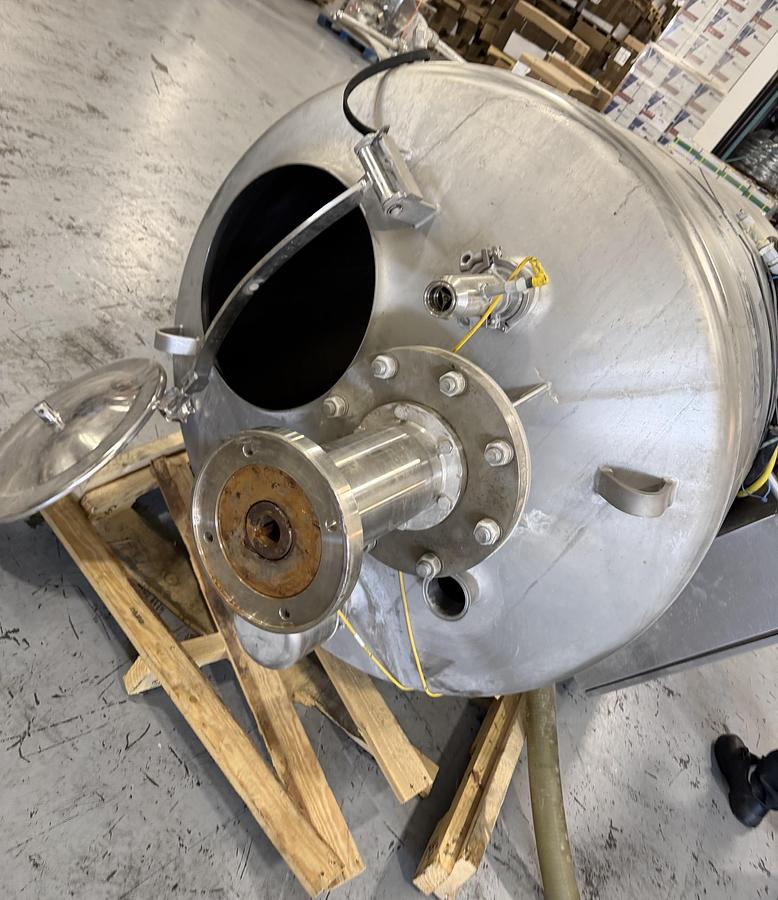 Used  Used Wolf-Tec 400 Gallon Stainless Steel Bring Mixing Tank, Model Polar Dissolver