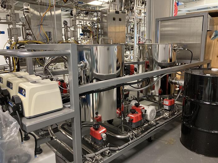 New Aquaclear Stainless Steel CIP (Clean In Place) Skid