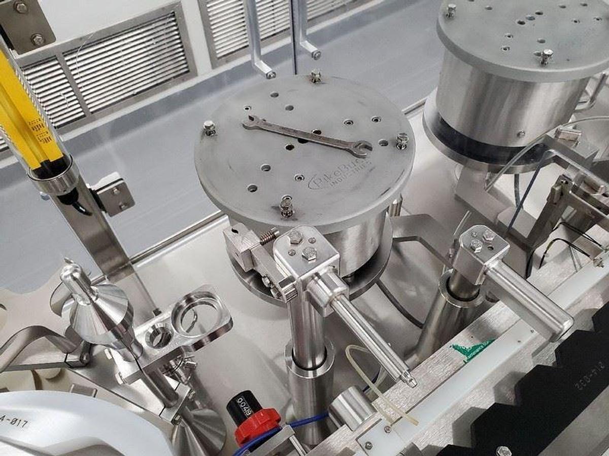 Used Used Bosch Aseptic Automatic Vial Filling Line, Model FLT 1020