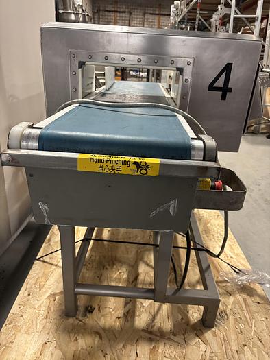 Used Used Safeline Inline Metal Detector.
