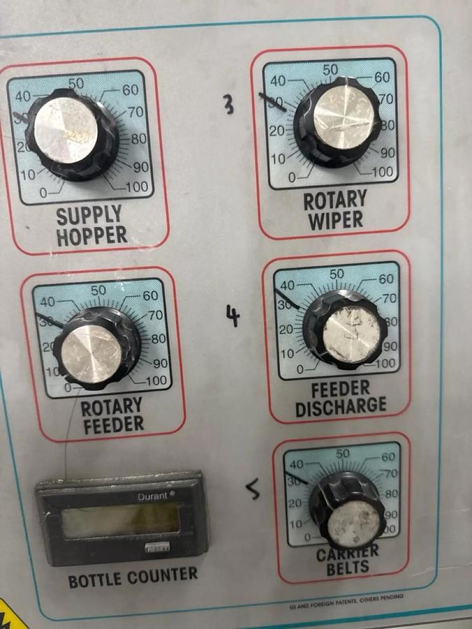 Used Used Kaps All Bottle Unscrambler, Model AU-6