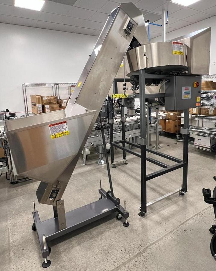 Used Used Kaps All Automatic Bottle Unscrambler, Model AU3-C