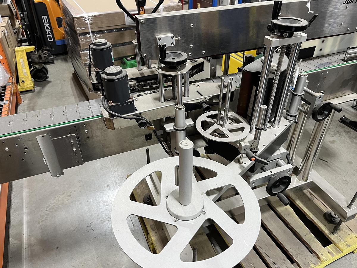 Used Used JDA Stainless Steel Automatic Pressure Sensitive Labeler, Model Pro-Label