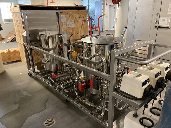 New Aquaclear Stainless Steel CIP (Clean In Place) Skid