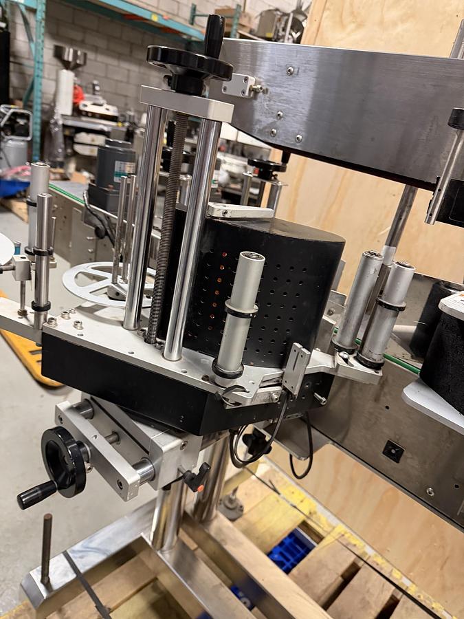 Used Used JDA Stainless Steel Automatic Pressure Sensitive Wraparound Labeler, Model Pro-Label