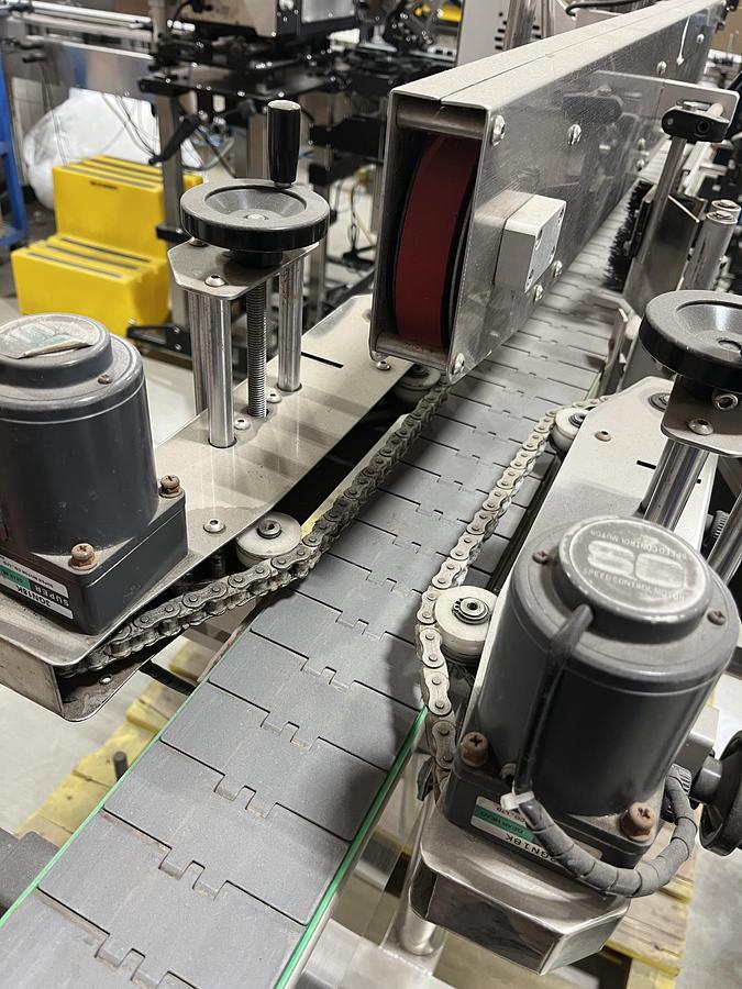 Used Used JDA Stainless Steel Automatic Pressure Sensitive Wraparound Labeler, Model Pro-Label