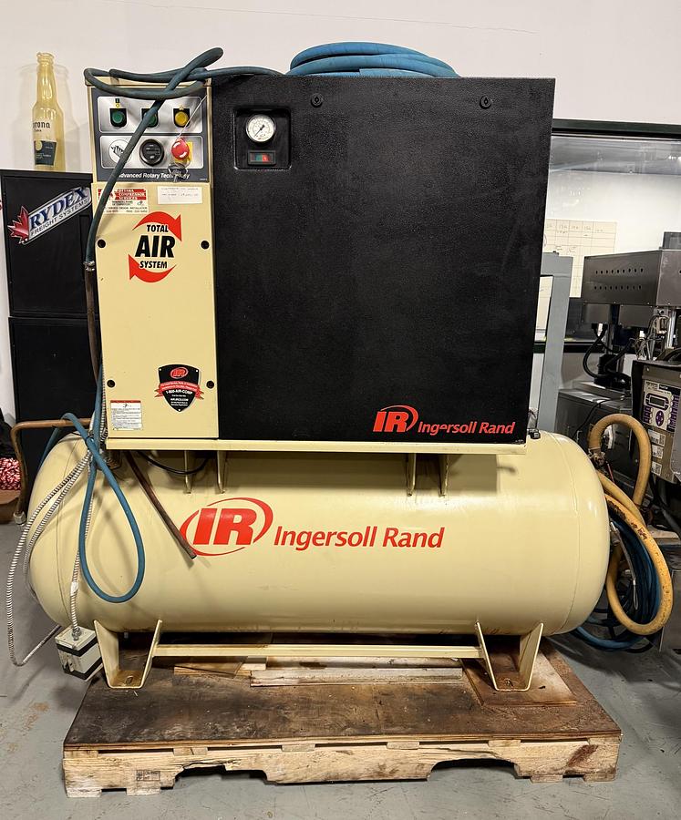 Used Used Ingersoll Rand Air Compressor with Air Dryer, Model UP6-15CTAS-150 W