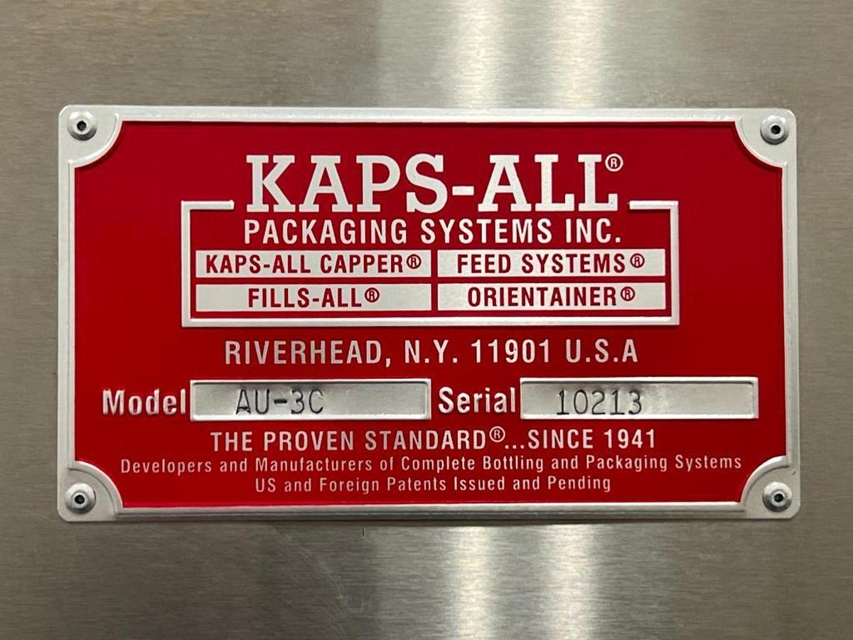 Used Used Kaps All Automatic Bottle Unscrambler, Model AU3-C