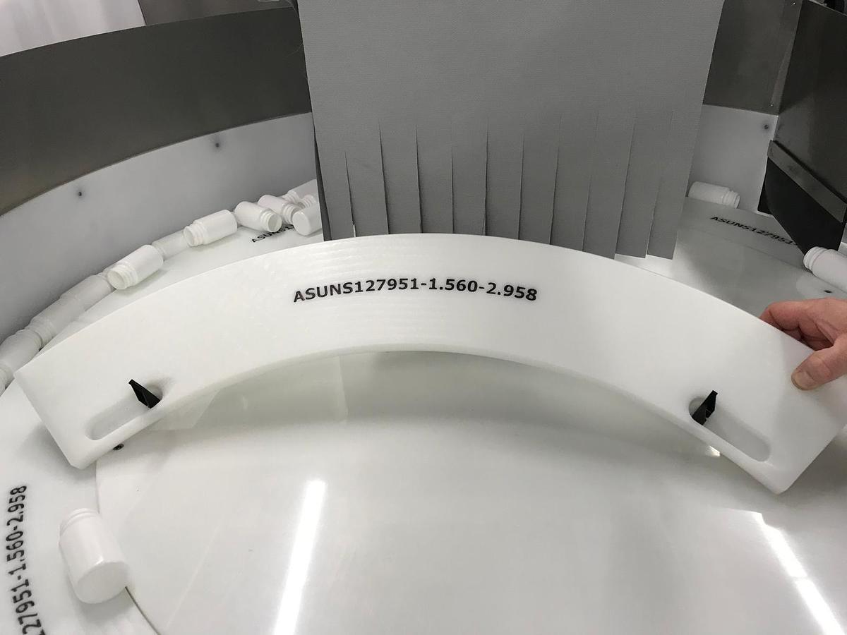 Unused Automatic Tablet Packaging Line from Aesus Packaging Systems and NJM Packaging Inc.