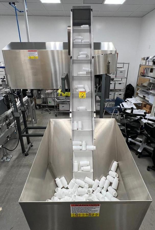 Used Used Kaps All Automatic Bottle Unscrambler, Model AU3-C