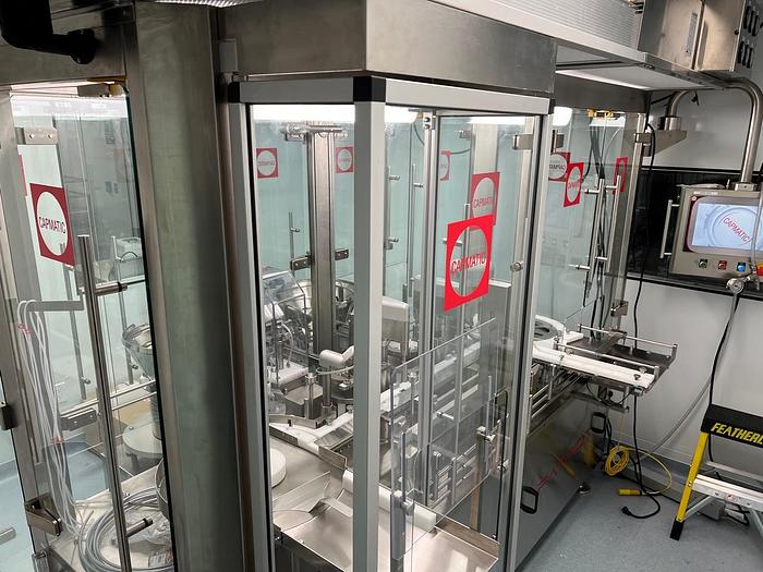 Unused Capmatic Automatic Vial Filling - Stoppering - Crimp Capping Machine