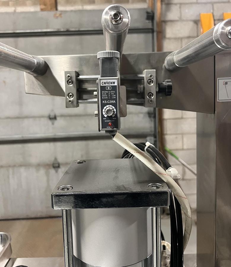 Used Used Automatic Stainless Steel Candy Blister Packaging Machine, Model YX-DPT140