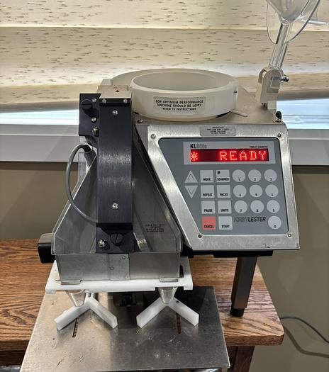 Used Used Kirby Lester Automatic Dual Lane Table-Top Tablet/Capsule Counter, Model KL50ic.