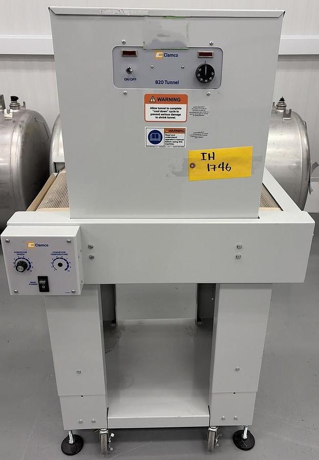 Used Used Clamco 8" x 20" Heat Tunnel, Model 820-MB
