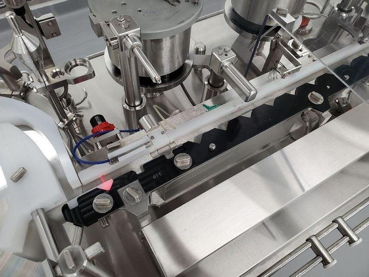 Used Used Bosch Aseptic Automatic Vial Filling Line, Model FLT 1020