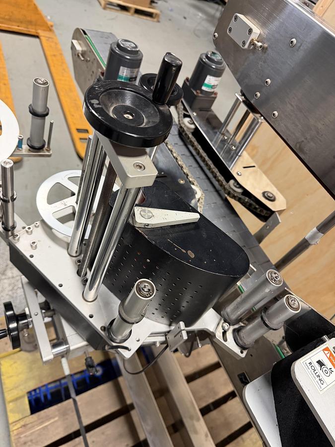 Used Used JDA Stainless Steel Automatic Pressure Sensitive Wraparound Labeler, Model Pro-Label