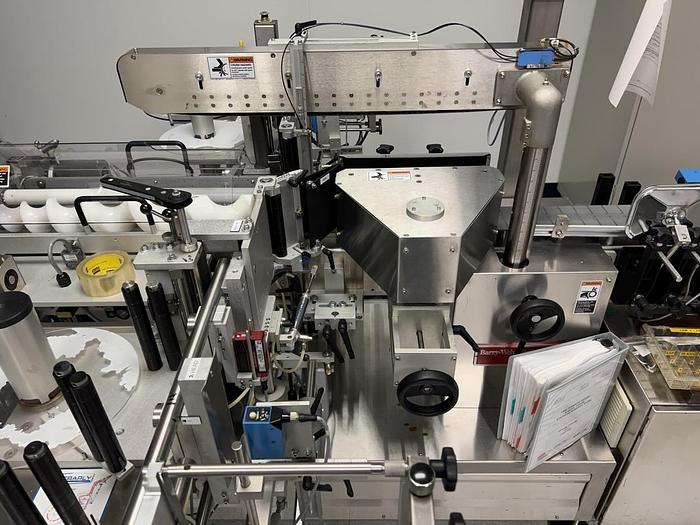 Used Used Accraply Front/Back and Wraparound Pressure Sensitive Labeler, Model 35PW-S