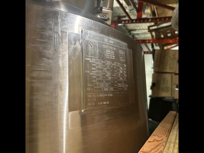 Unused ADEC 500 Litre – 316 Stainless Steel Jacketed Vessel