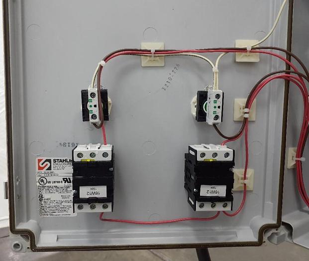 Used Used Alfa Laval 6 x 3 Stainless Steel Vertical Scraped Surface Heat Exchanger, Model Contherm