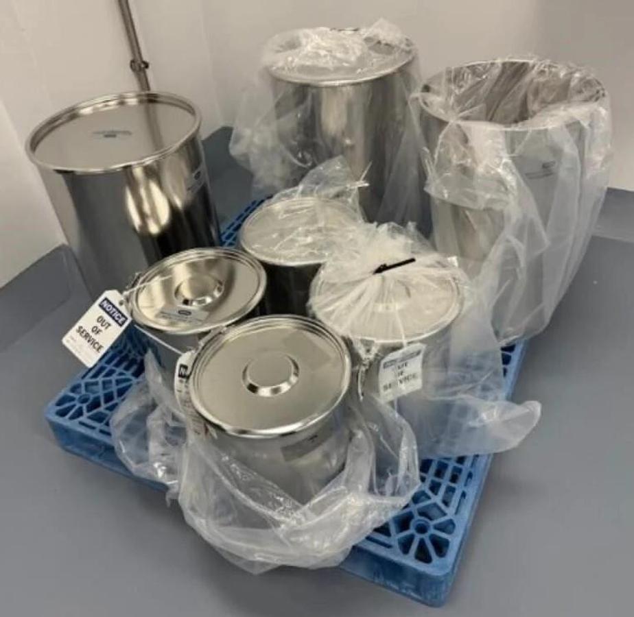 Used Used Turbula Heavy-Duty Stainless-Steel 3D Powder Mixer, Model T-50A