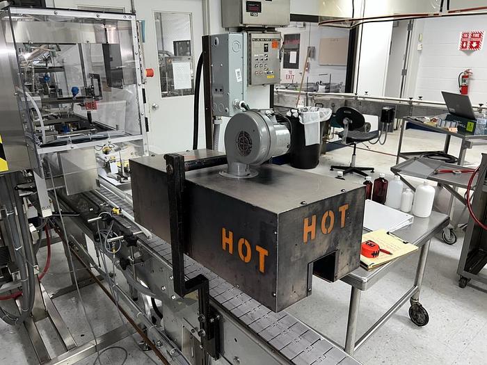 Used Used Heat/Shrink Tunnel for Neck Banding