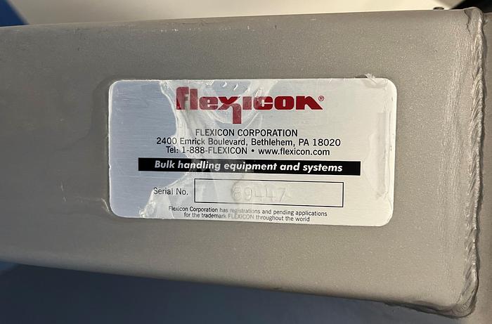 Used Used Stainless Steel Flexicon Flexible Screw Conveyor