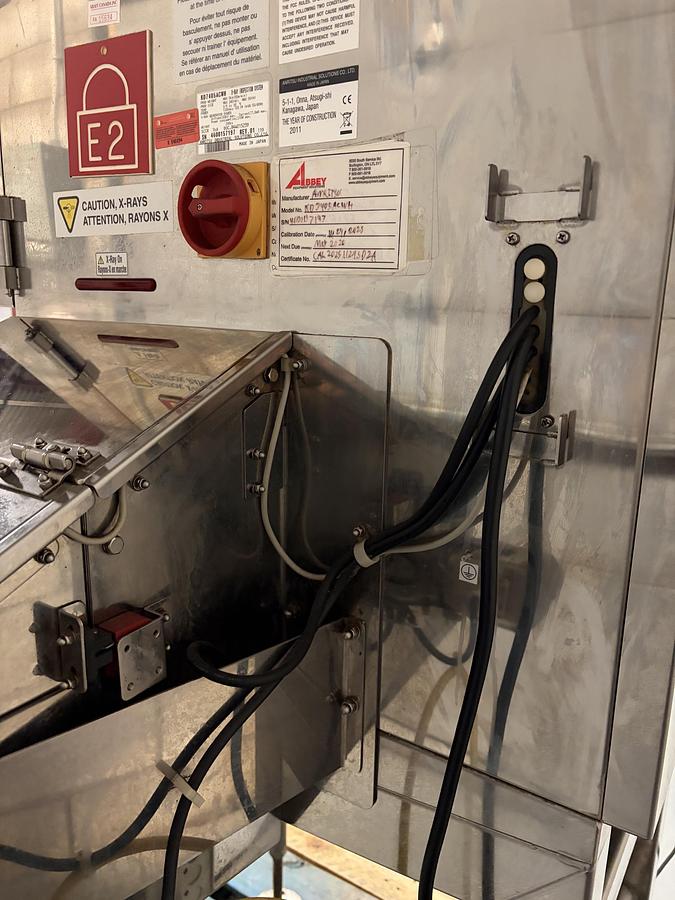 Used Used Antrisu Stainless Steel Inline X-Ray Inspection System, Model KDF405ACWH