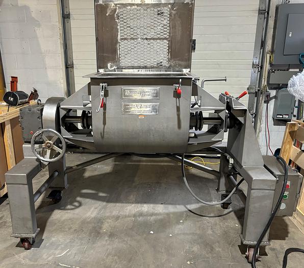 Used Used American Process Systems 4 Cu Ft Double Ribbon Blender, Model DRB-4
