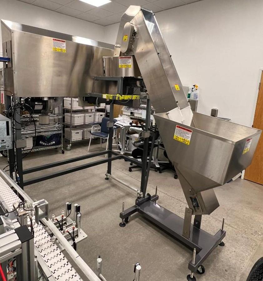 Used Used Kaps All Automatic Bottle Unscrambler, Model AU3-C