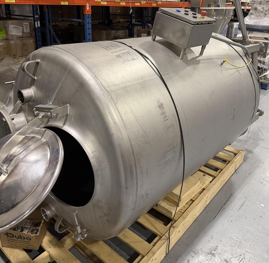 Used  Used Wolf-Tec 400 Gallon Stainless Steel Bring Mixing Tank, Model Polar Dissolver