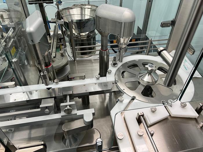 Unused Capmatic Automatic Vial Filling - Stoppering - Crimp Capping Machine