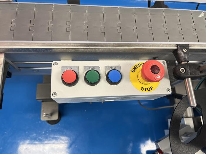 Used Used ID Technology Automatic Pressure Sensitive Wraparound Labeler, Model 9130