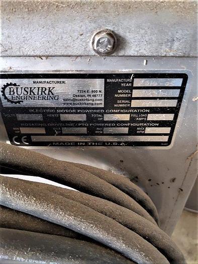 Used Used Buskirk 8” Stainless Steel Pellet Mill