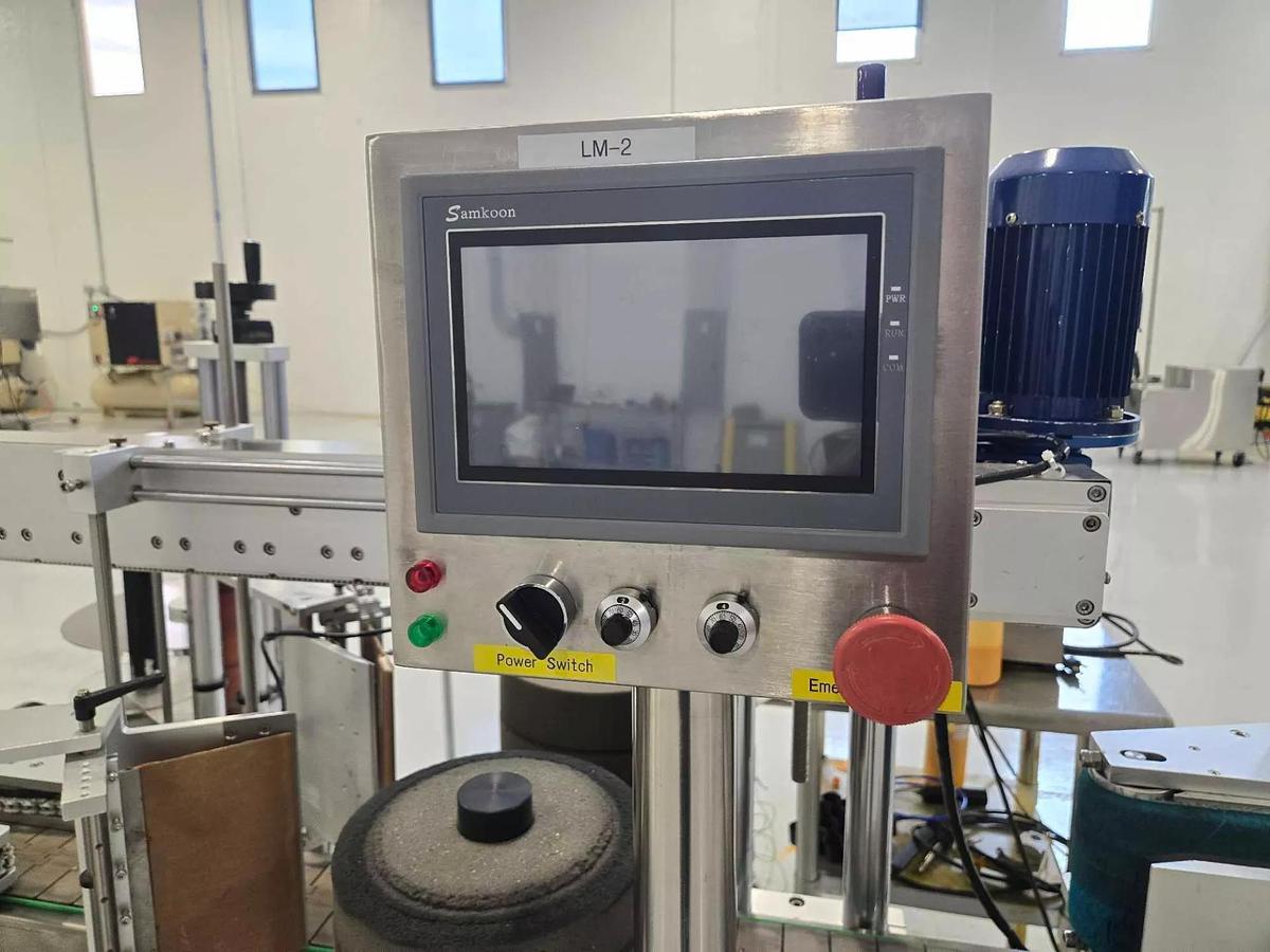 Used Used Stainless Steel Automatic Front/Back and Wraparound Pressure Sensitive Labeler