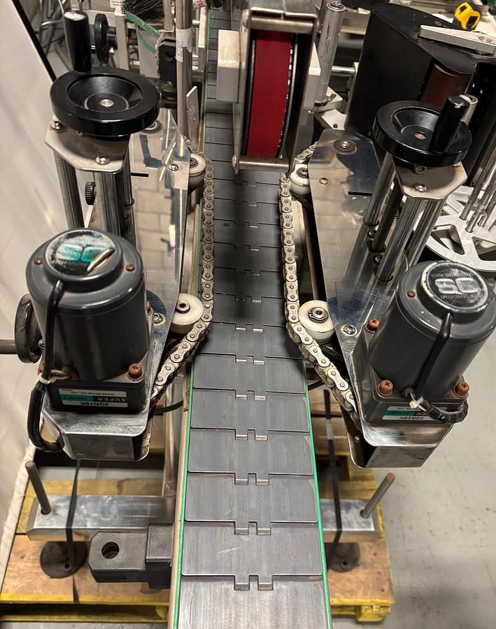 Used Used JDA Stainless Steel Automatic Pressure Sensitive Labeler, Model Pro-Label