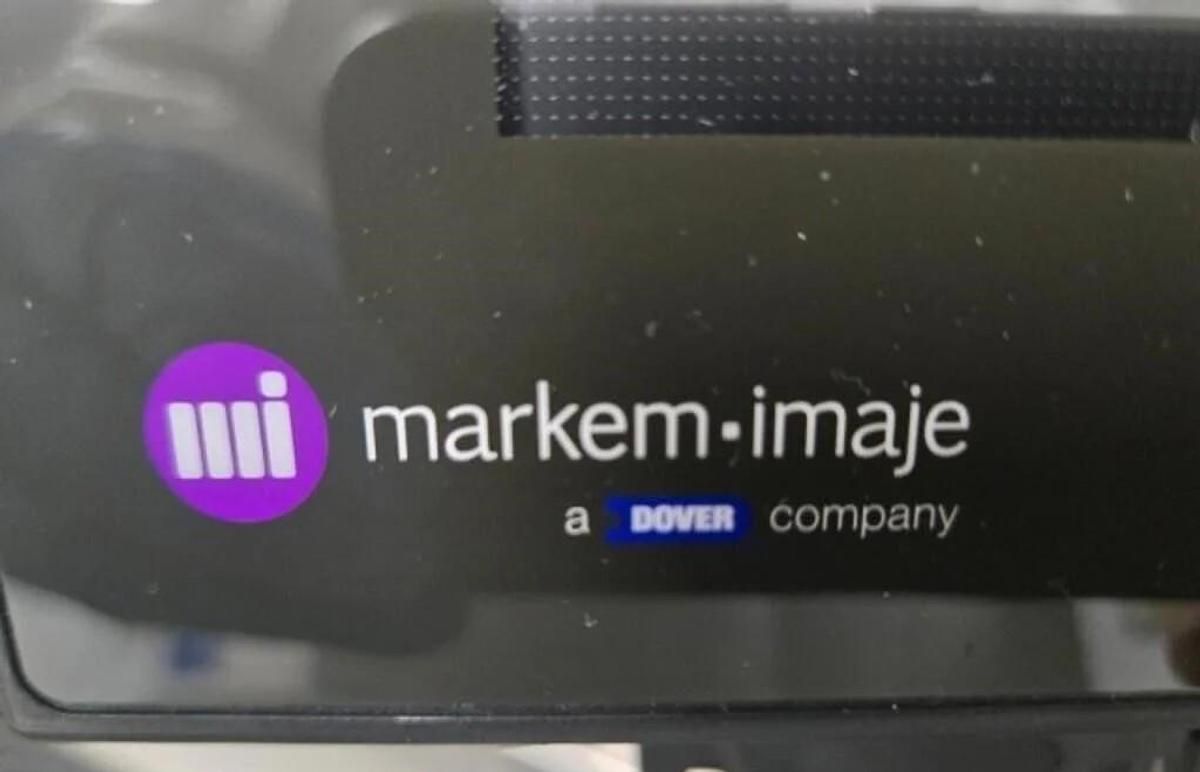 Used Used Aesus Automatic Stainless Steel Panel and Wrap Pressure Sensitive Labeler, Model Eco-Panel